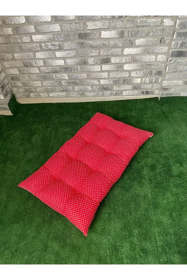 Yer Minderi 100 Cm X 60 Cm - Minder Düğme Dikişili